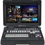 Estudio Móvil de Streaming Datavideo HD-SDI y HDMI de 12 Entradas con Monitor LCD de 17,3"