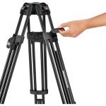 Manfrotto 504X Cabeça de Vídeo Fluida e Tripé de Alumínio 645 FAST com Espalhador de Nível Médio - Imagem 6