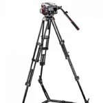 Manfrotto 509HD Video Head & 545GB Aluminum Tripod Pro Ground-Twin Kit 100