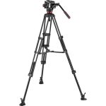 Manfrotto 504X Cabeça Fluida de Vídeo & Tripé de Alumínio MVTTWINMA com Espalhador de Nível Médio - Imagem 3