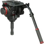 Manfrotto 509HD Video Head & 545GB Aluminum Tripod Pro Ground-Twin Kit 100 - Imagem 2