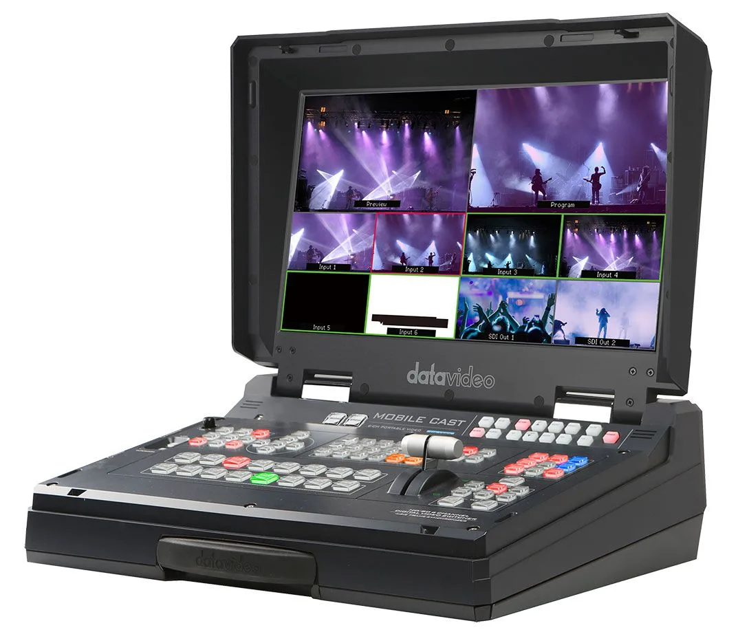 Datavideo HS-1300 6-Channel HD Portable Video Streaming Studio - Image 1
