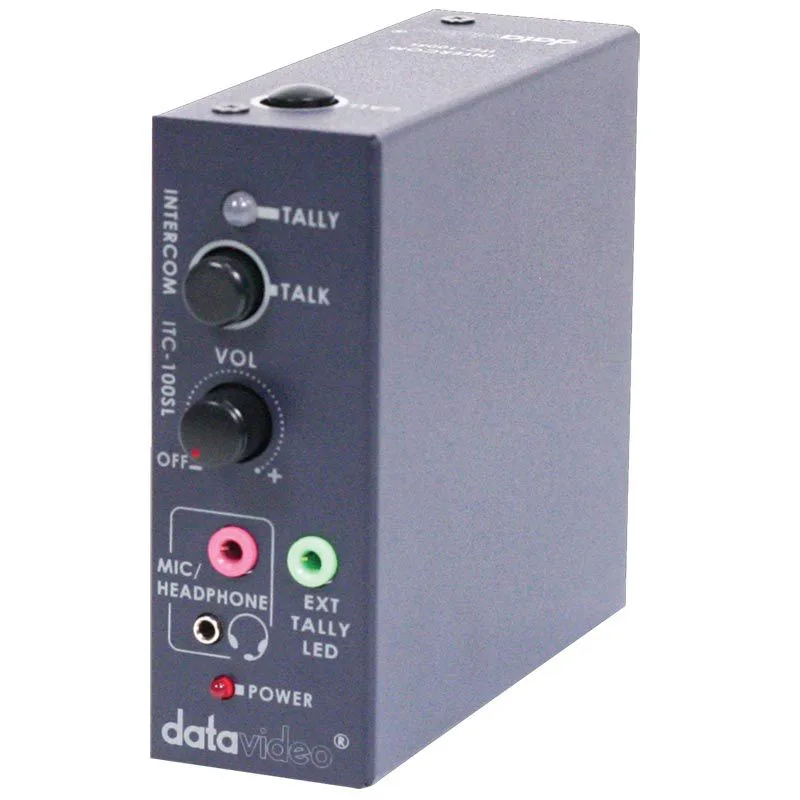 Datavideo ITC-100SL Beltpack Adicional para Sistema de Intercom ITC-100 - Imagen 1